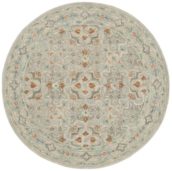 Jean Hand Tufted Rug, Green/Ivory