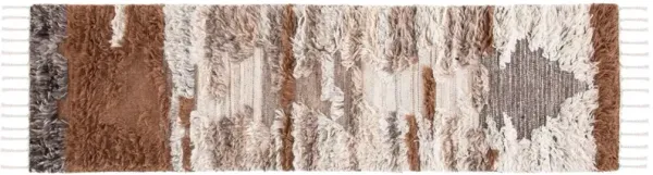 Hanneli Hand Knotted Rug, Grey/Brown