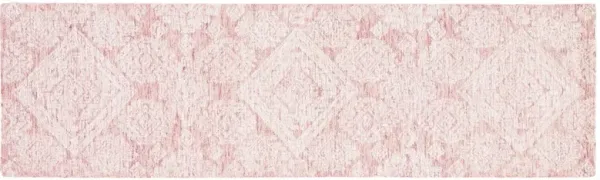 Frankie Hand Tufted Wool Rug, Dark Pink/Ivory