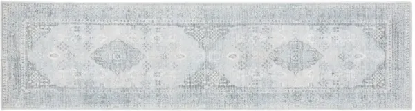 Restoration Hand Loomed Rug, Grey/Light Blue