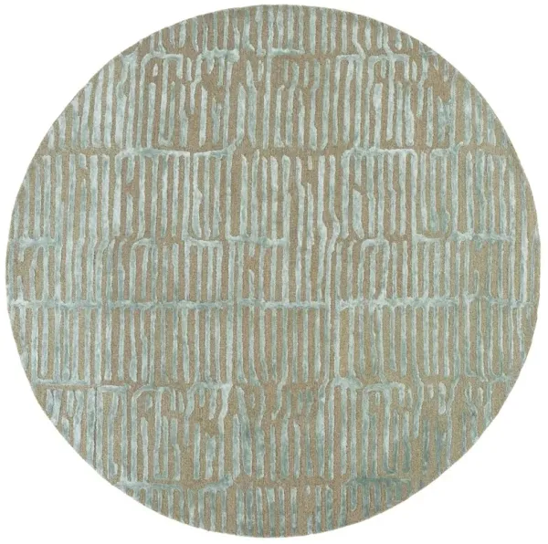 Laurence Hand Tufted Rug, Green/Brown