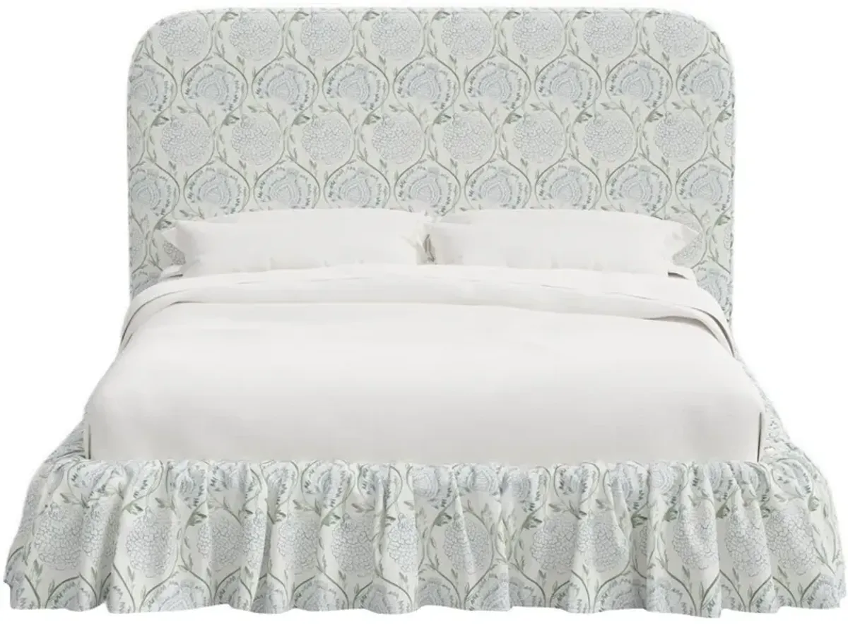 Maggie Ruffle Platform Bed, Ranjit Floral