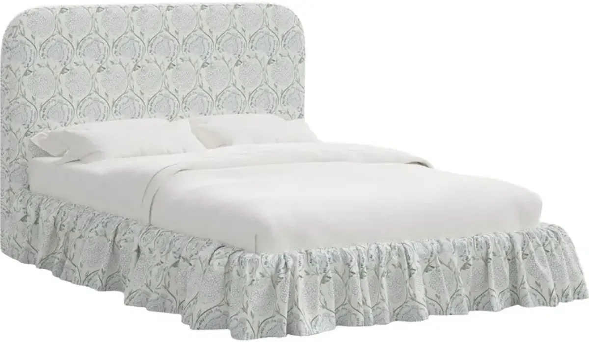 Maggie Ruffle Platform Bed, Ranjit Floral