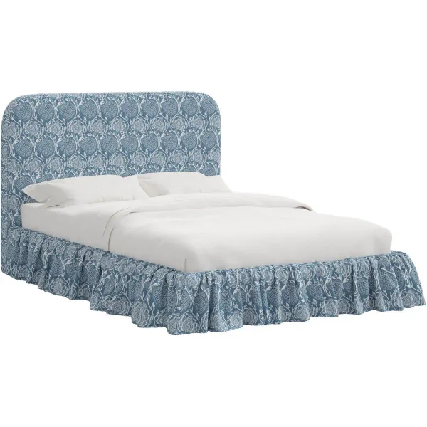 Maggie Ruffle Platform Bed, Ranjit Floral