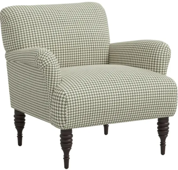 Nicolette Accent Chair, Chunky Houndstooth
