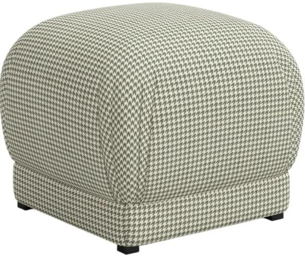 Benton Ottoman, Chunky Houndstooth