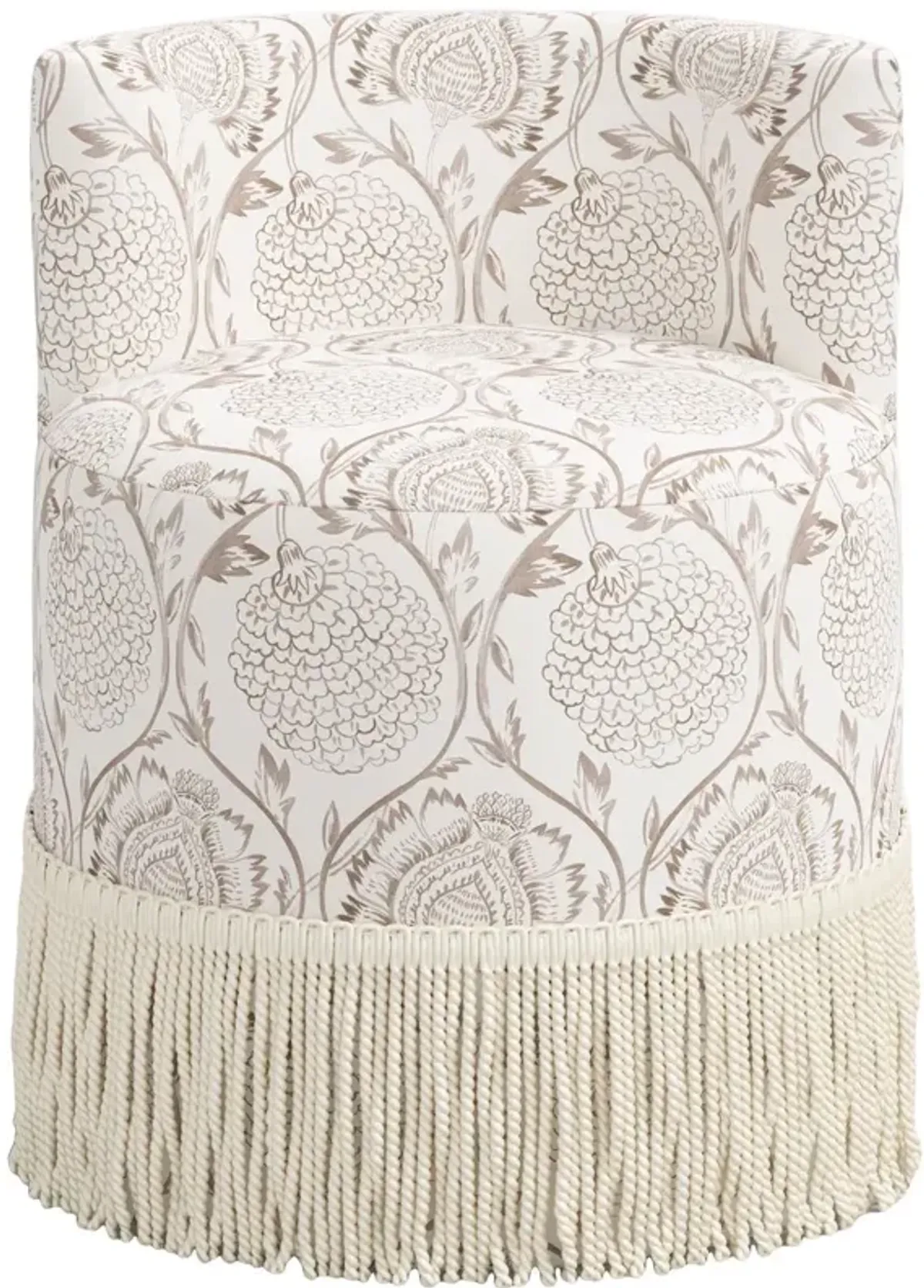 Abigail Fringe Accent/Vanity Chair, Ranjit Floral