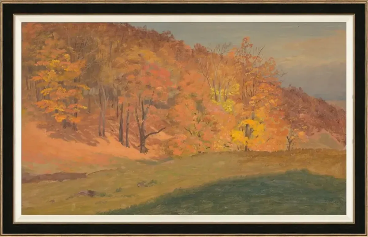 Autumn Woods Framed Painting, 21.5" x 33.5"