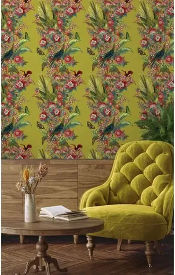 Botanical Splendor Wallpaper - Soicher Marin - Green