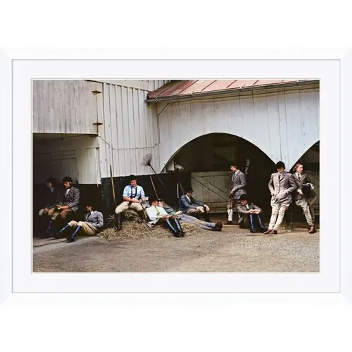 "School Riding," Slim Aarons - January 1 - 1960 Photograph - Brown