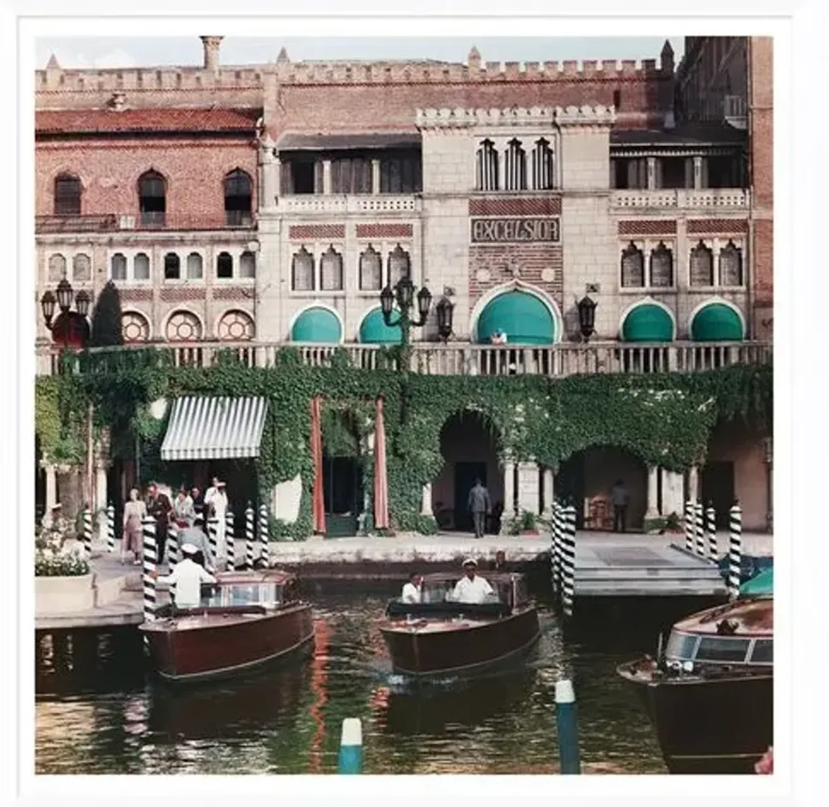 "Westin Excelsior," Slim Aarons - January 1 - 1957 Photograph - Handcrafted - Red