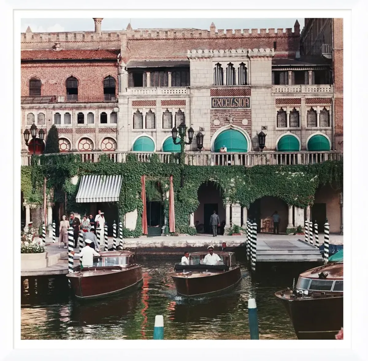 "Westin Excelsior," Slim Aarons - January 1 - 1957 Photograph - Handcrafted - Red