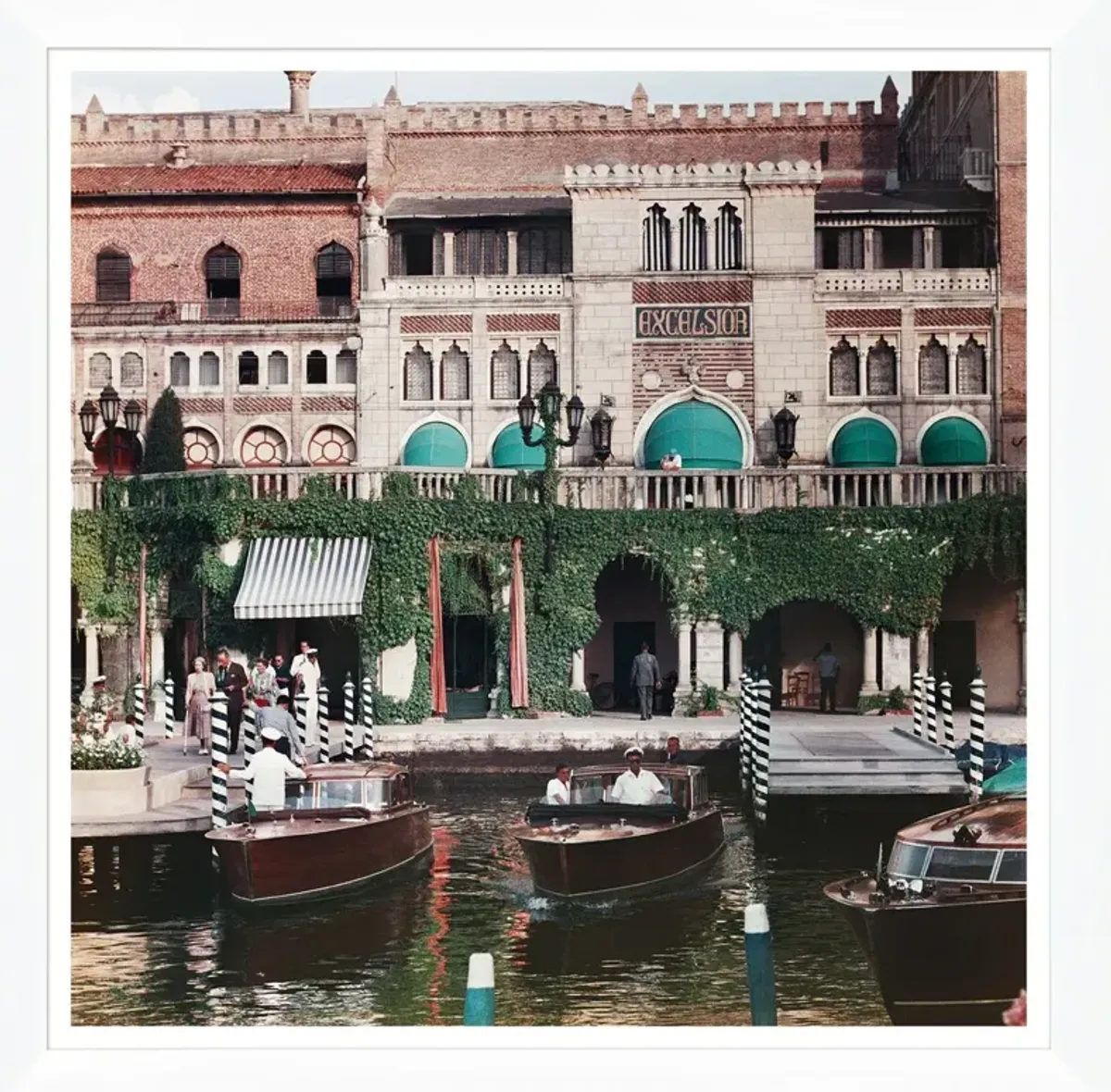 "Westin Excelsior," Slim Aarons - January 1 - 1957 Photograph - Handcrafted - Red