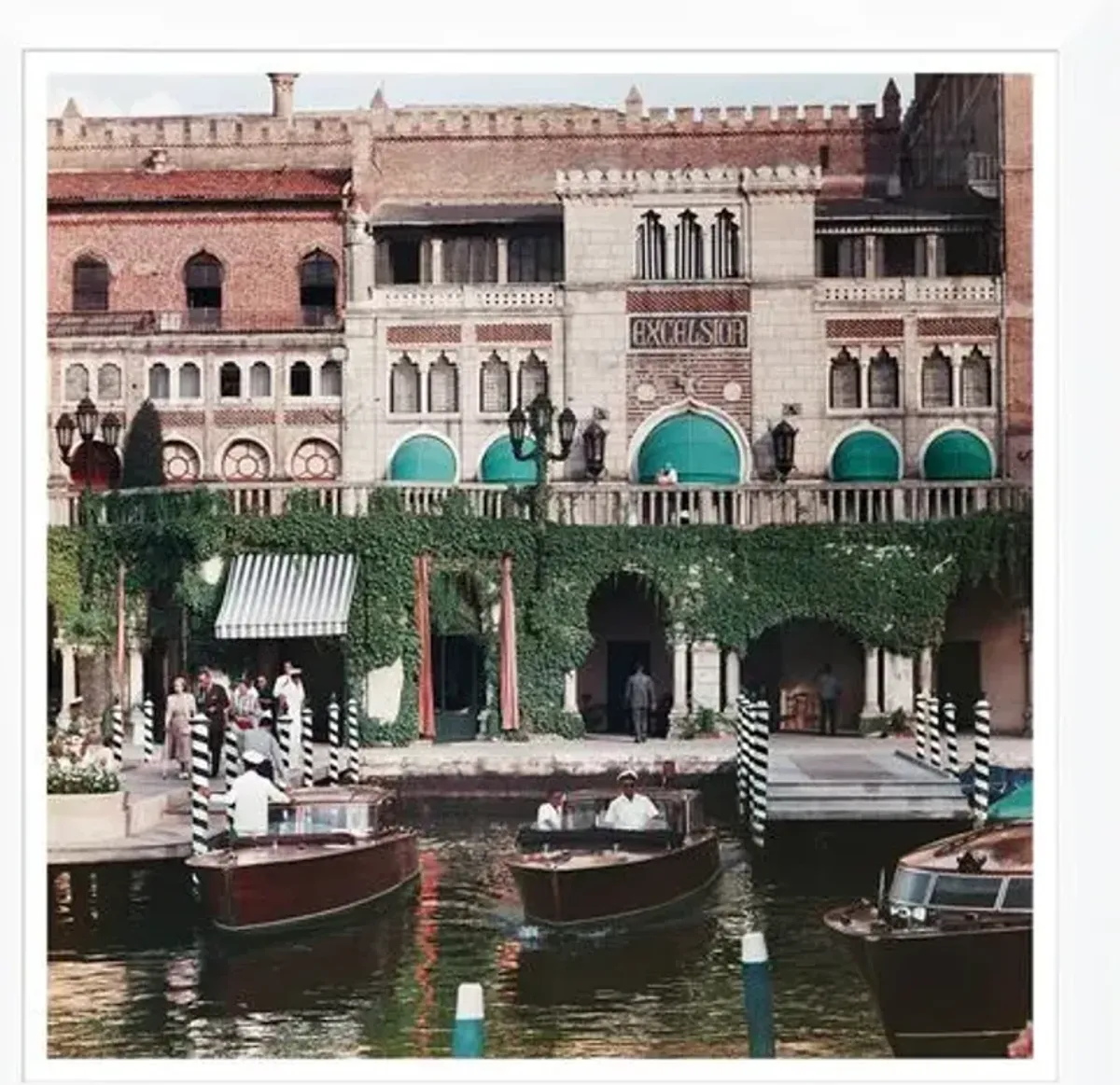 "Westin Excelsior," Slim Aarons - January 1 - 1957 Photograph - Handcrafted - Red