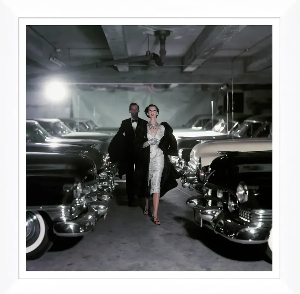Vogue Magazine, "Barbara Mullen with Cars," John Rawlings, November 1, 1952 Photograph
