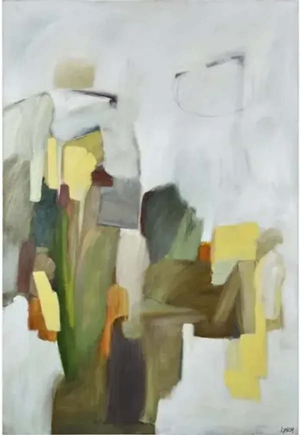 Greywood Passage Painting - 60" x 40" - Green