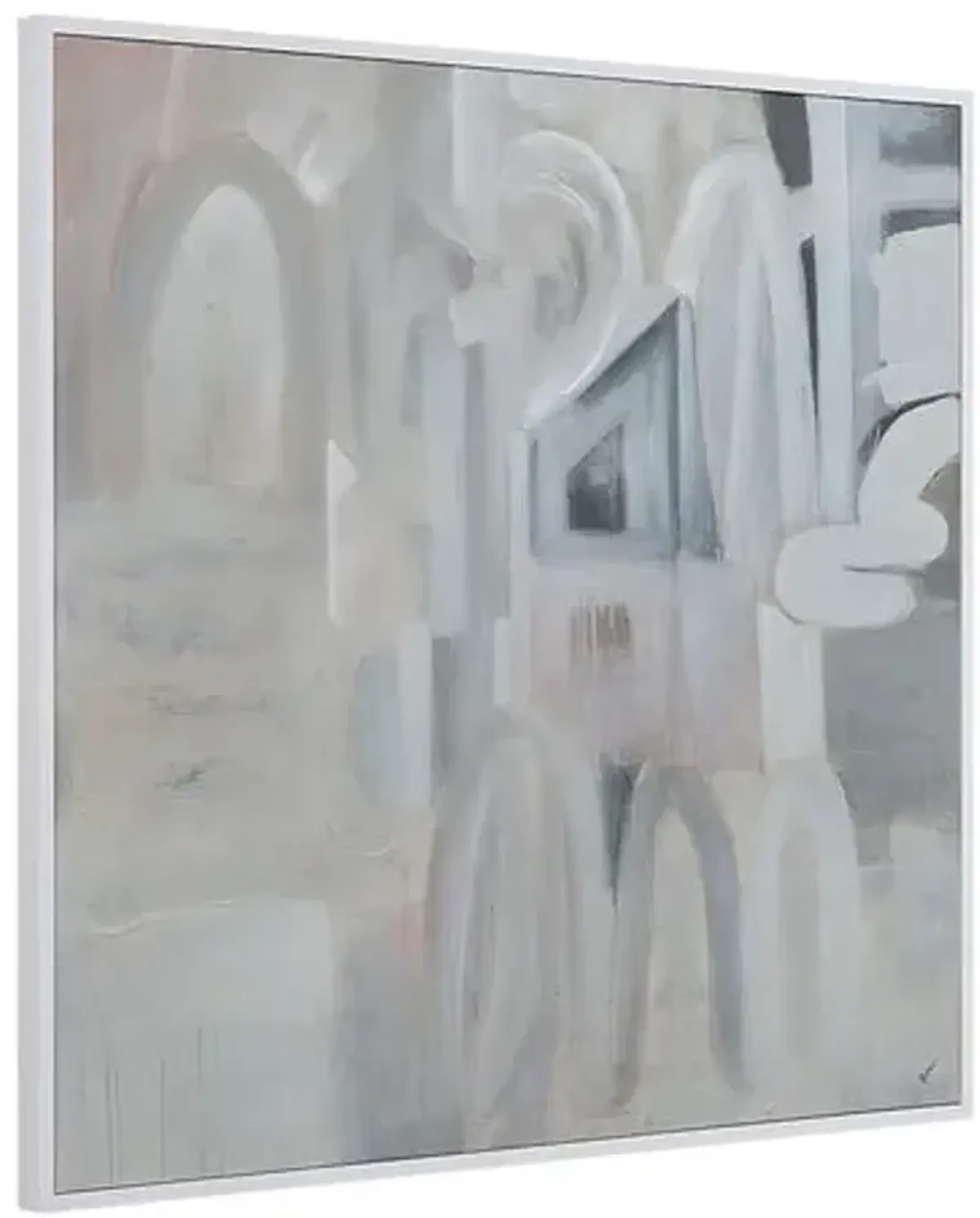 Roma Reverie Painting - 48" x 48" - White