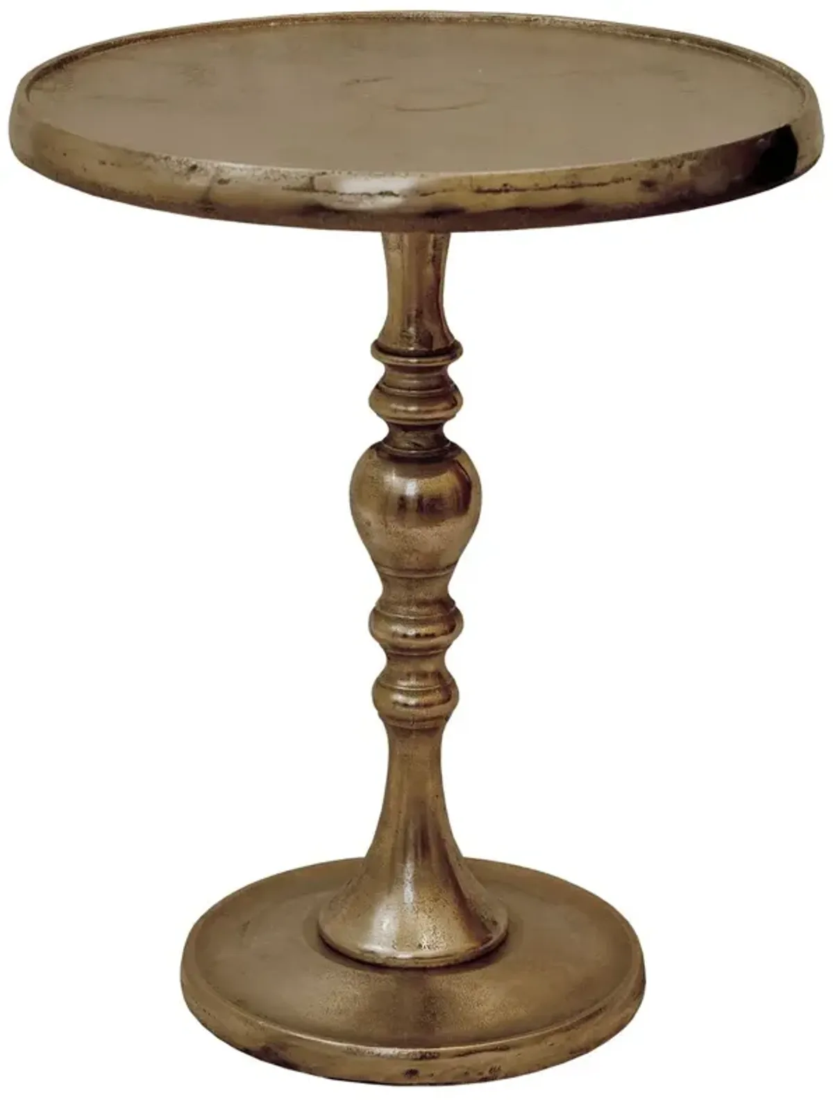 Rhea Aluminum Round Side Table