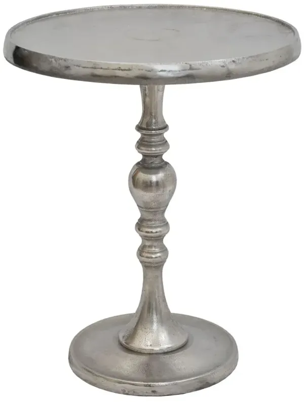 Rhea Aluminum Round Side Table