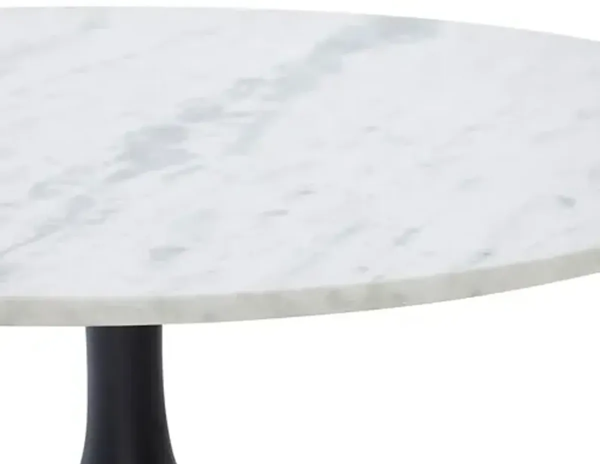 Lunea Marble Top Coffee Table - White
