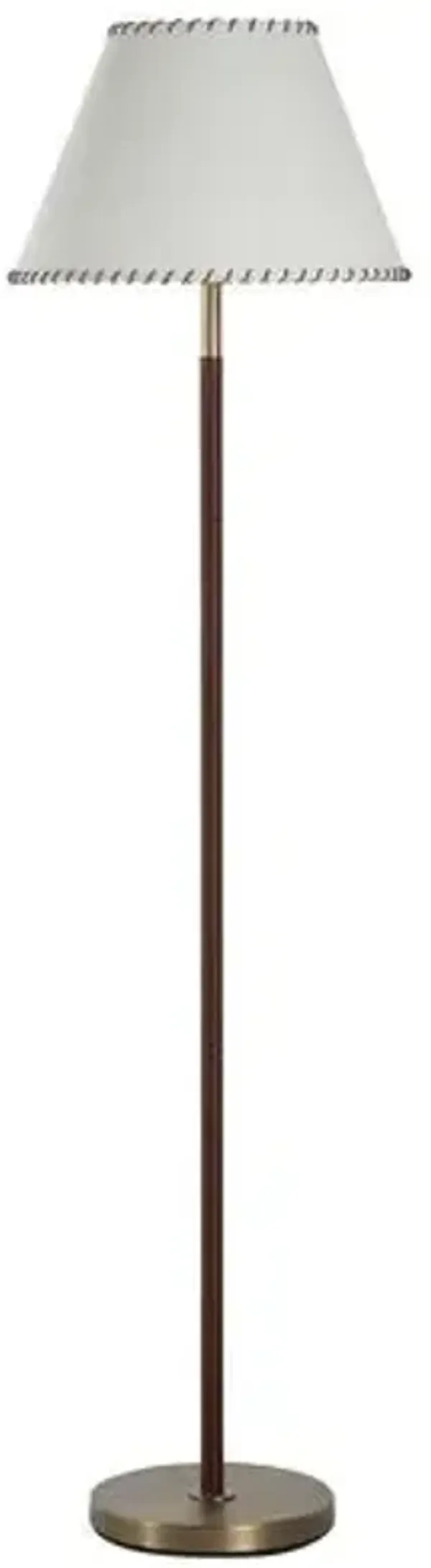 Elora Floor Lamp - Dark Antique Brushed Brass