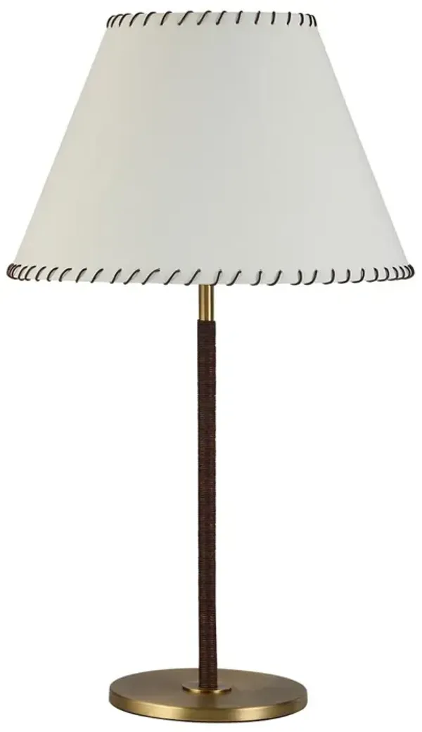 Cameli Table Lamp - Natural/Brass - Yellow