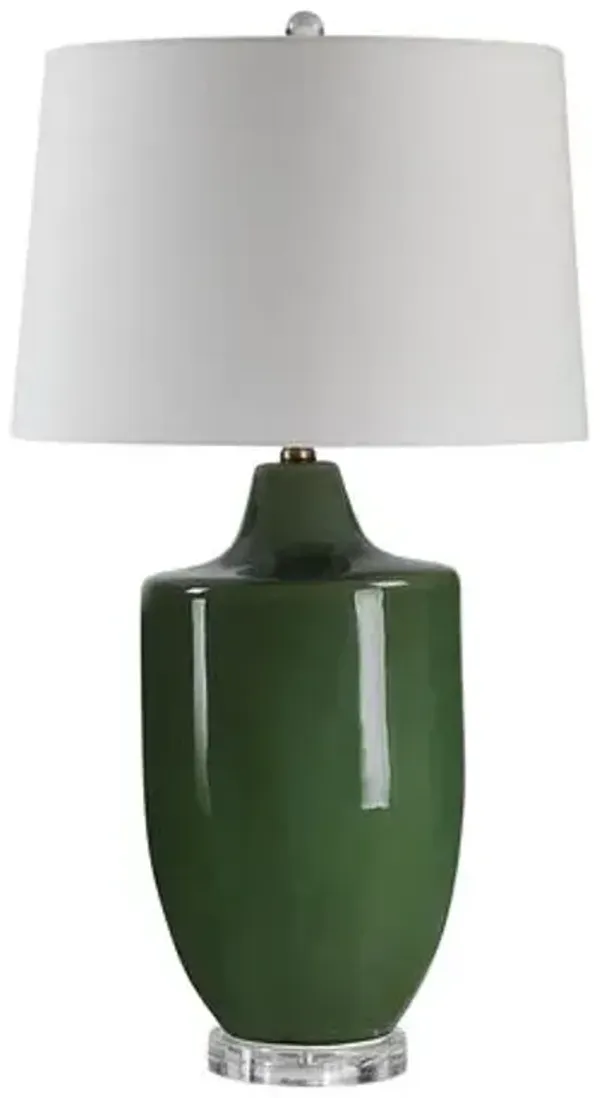 Pesco Table Lamp - Green