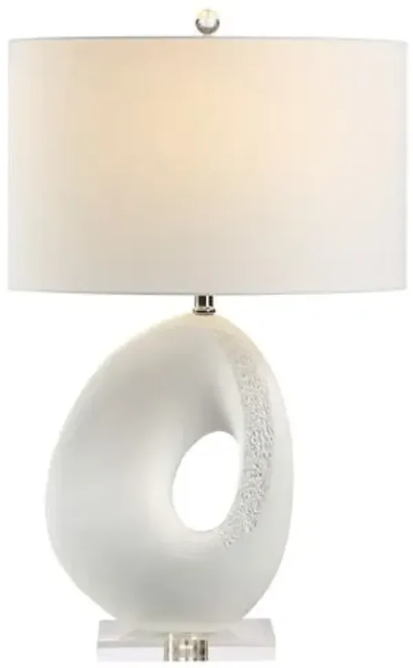 Opal Table Lamp - White
