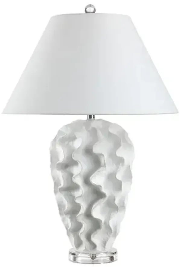 Flora Table Lamp - White