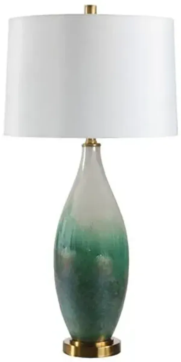 Wavea Table Lamp - Green