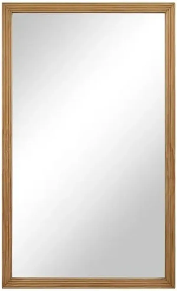 Salia Pine Wall Mirror - Natural