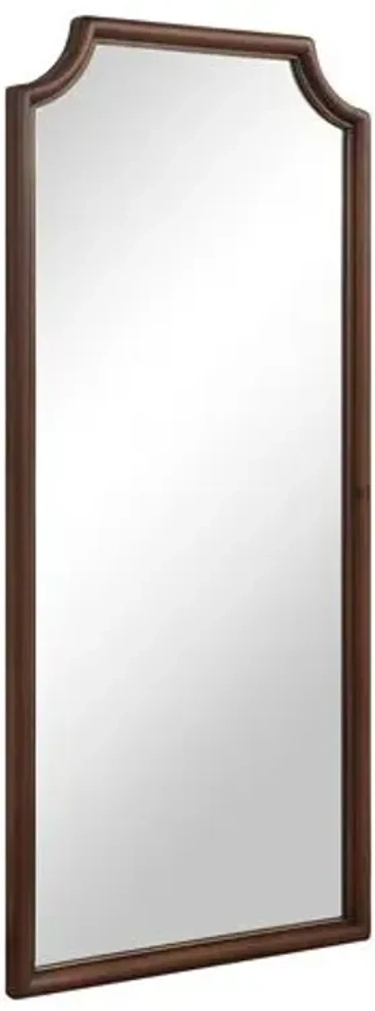 Otara Floor Mirror - Walnut - Brown