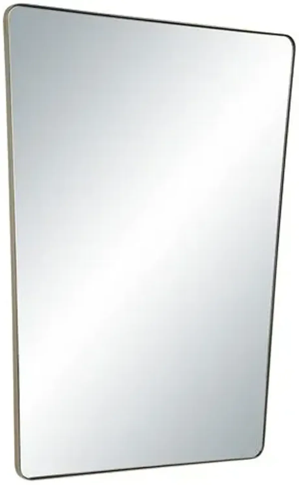 Mila Tapered Iron Wall Mirror - Bronze
