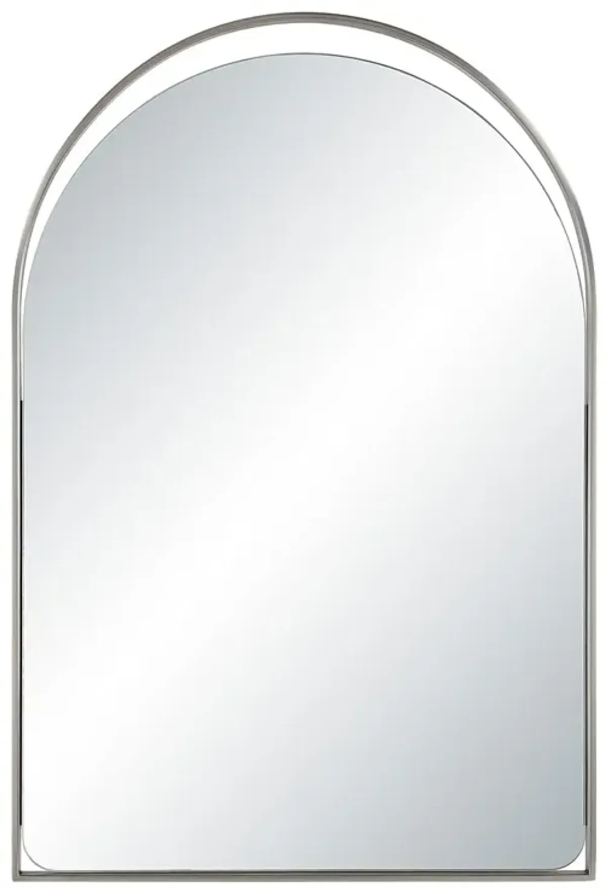 Menta Cut-Out Arch Iron Wall Mirror