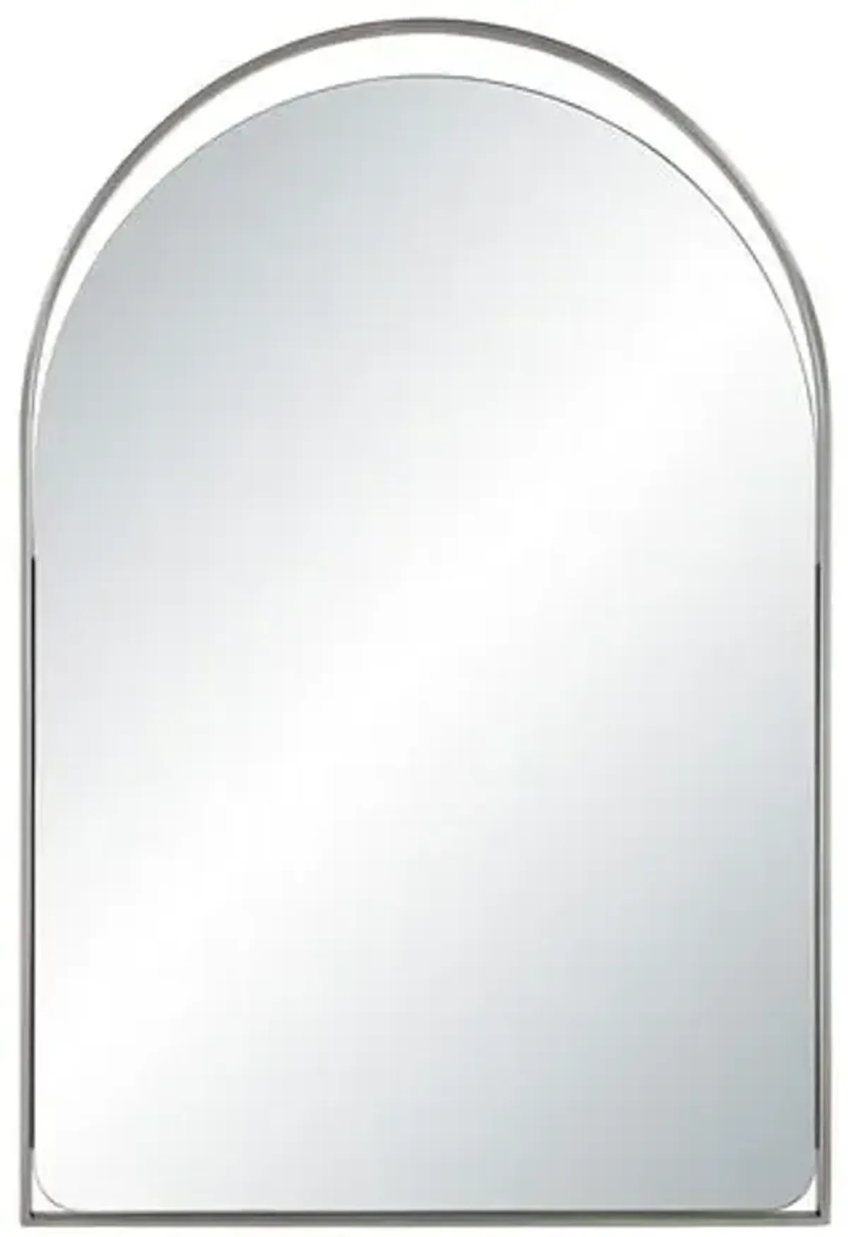 Menta Cut-Out Arch Iron Wall Mirror