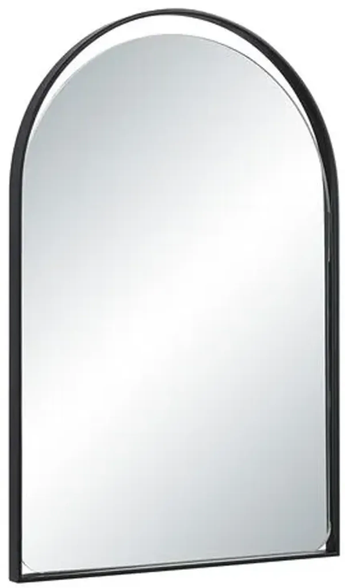 Menta Cut-Out Arch Iron Wall Mirror