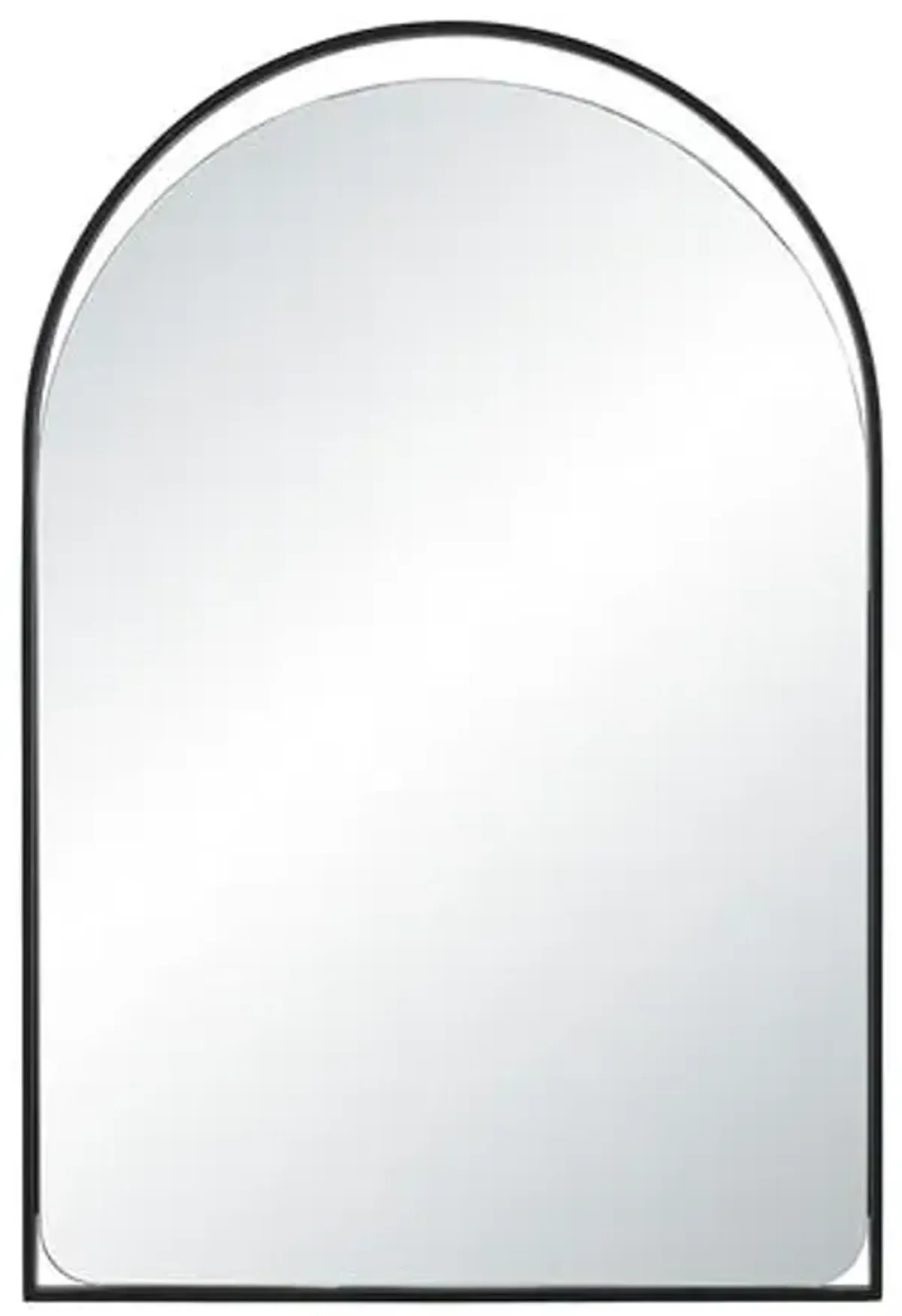 Menta Cut-Out Arch Iron Wall Mirror