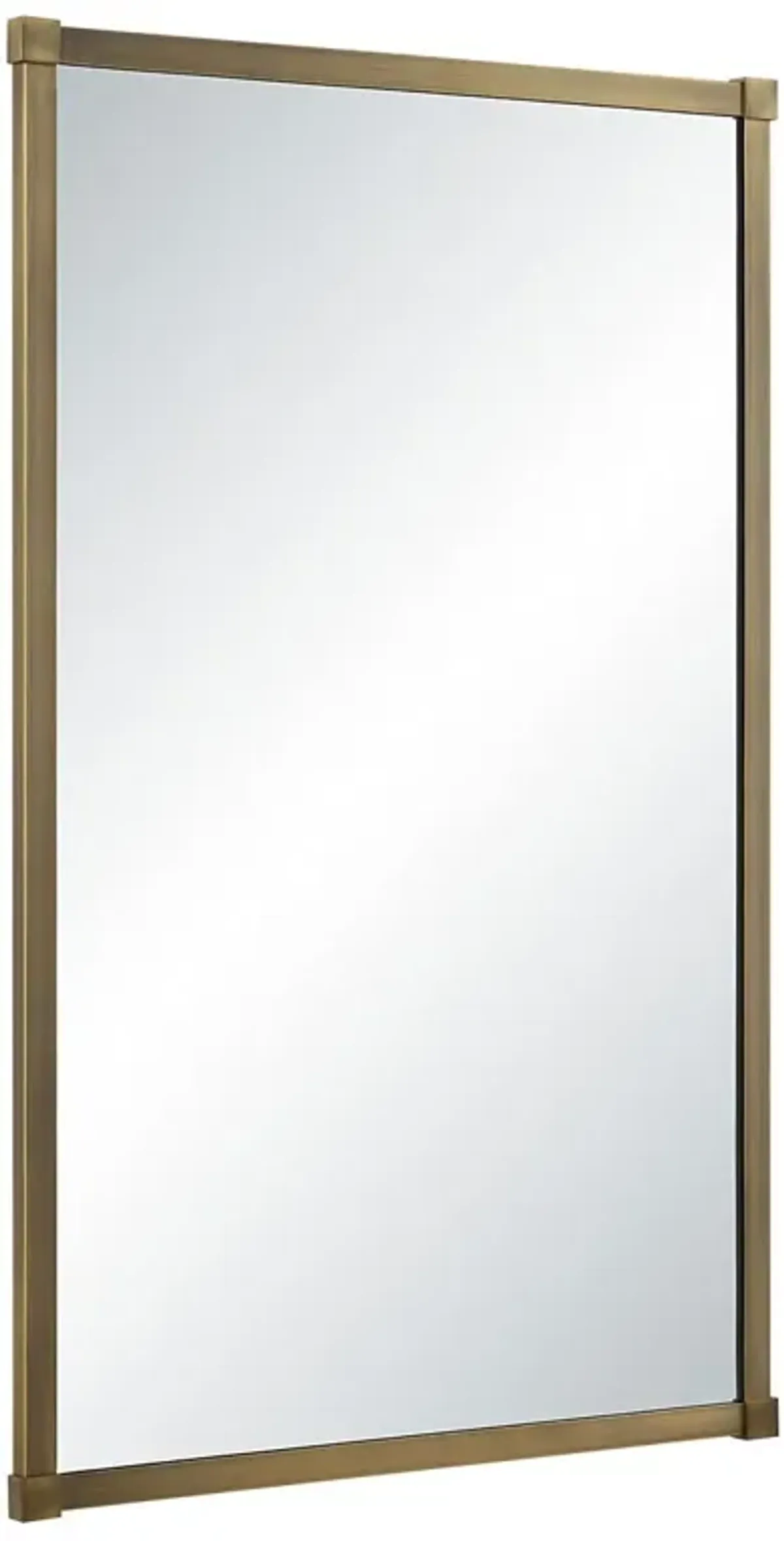 Khara Iron Wall Mirror, Brass