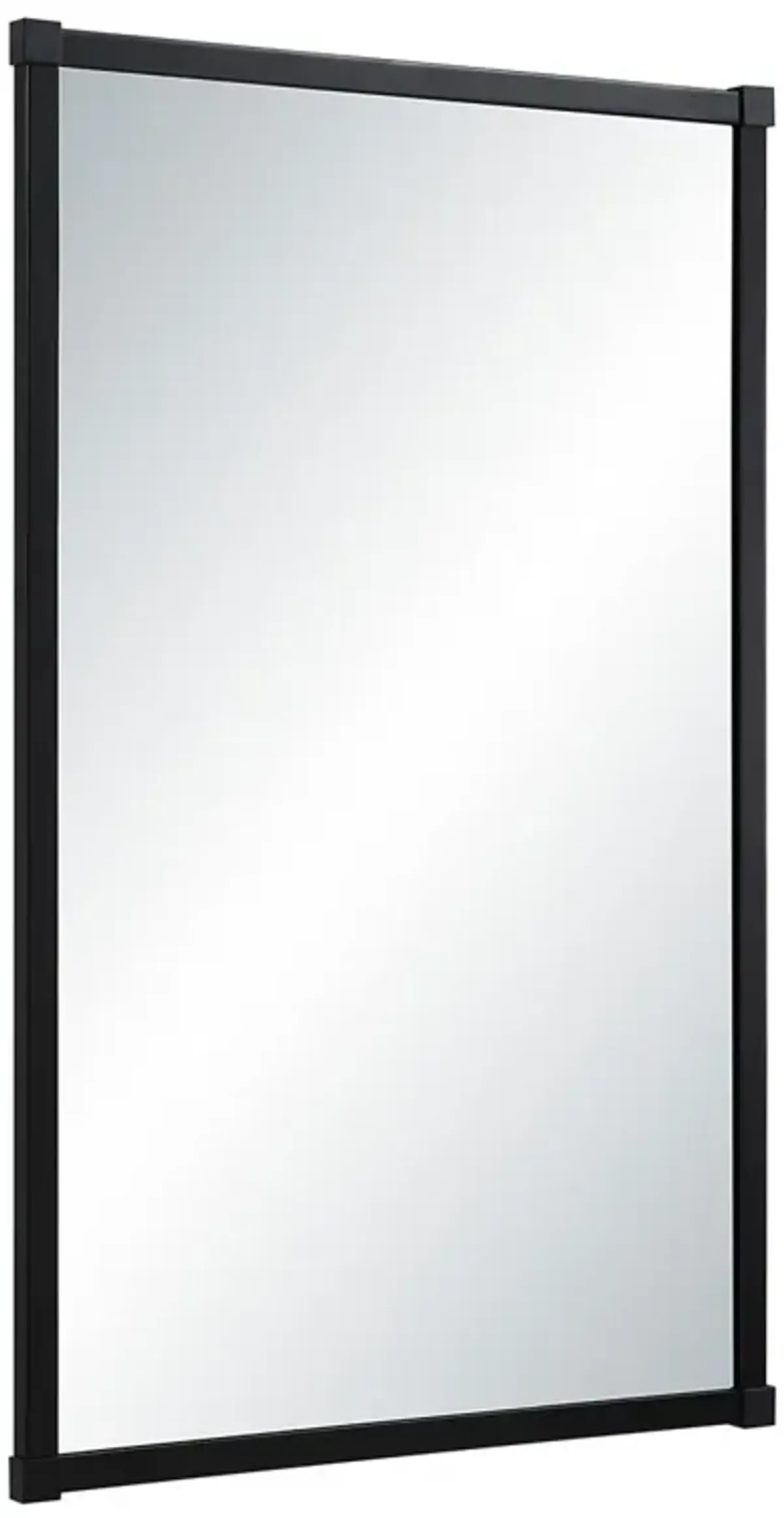 Kara Iron Wall Mirror, Black