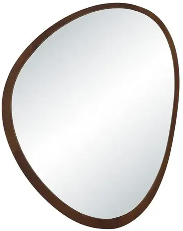 Borago Wall Mirror - Brown