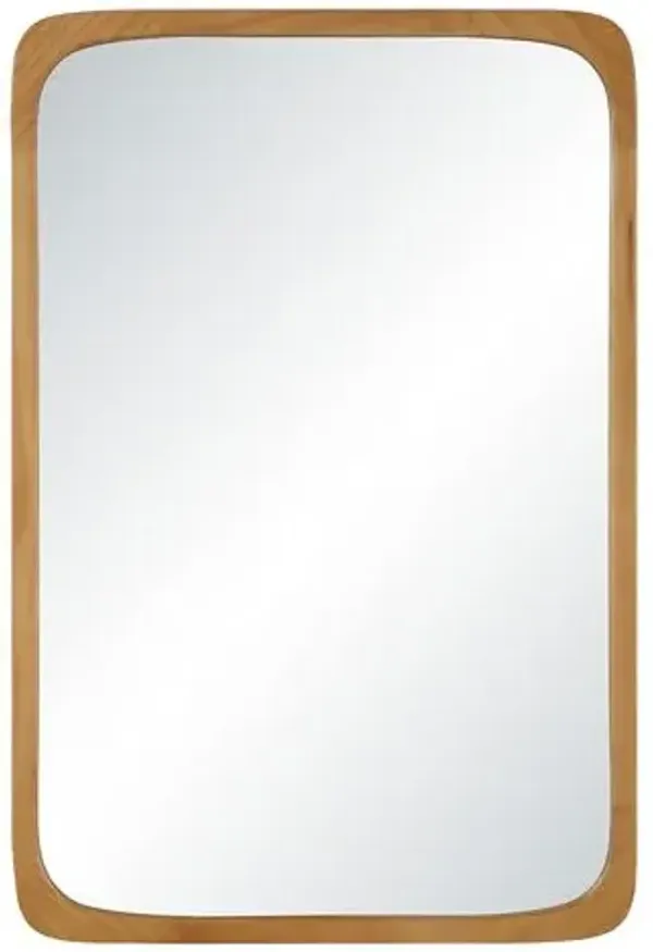 Scista Pine Wall Mirror - Natural