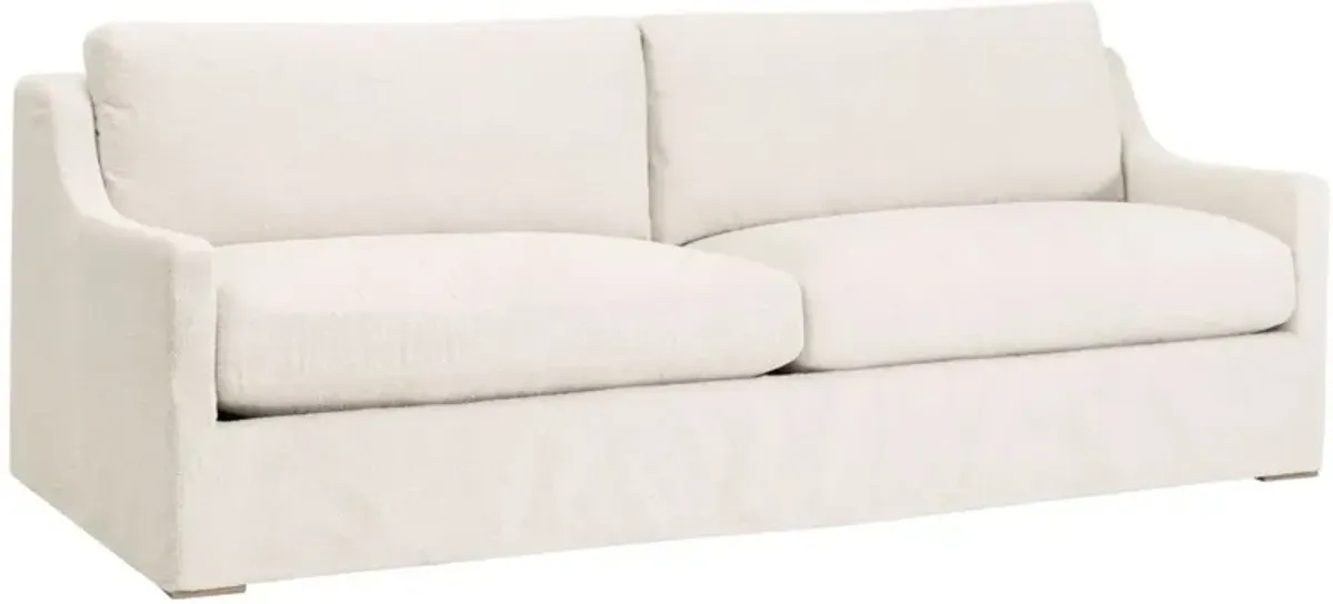 Colby Outdoor 94" Slope Arm Slipcover Sofa, Performance Harborside Ivory