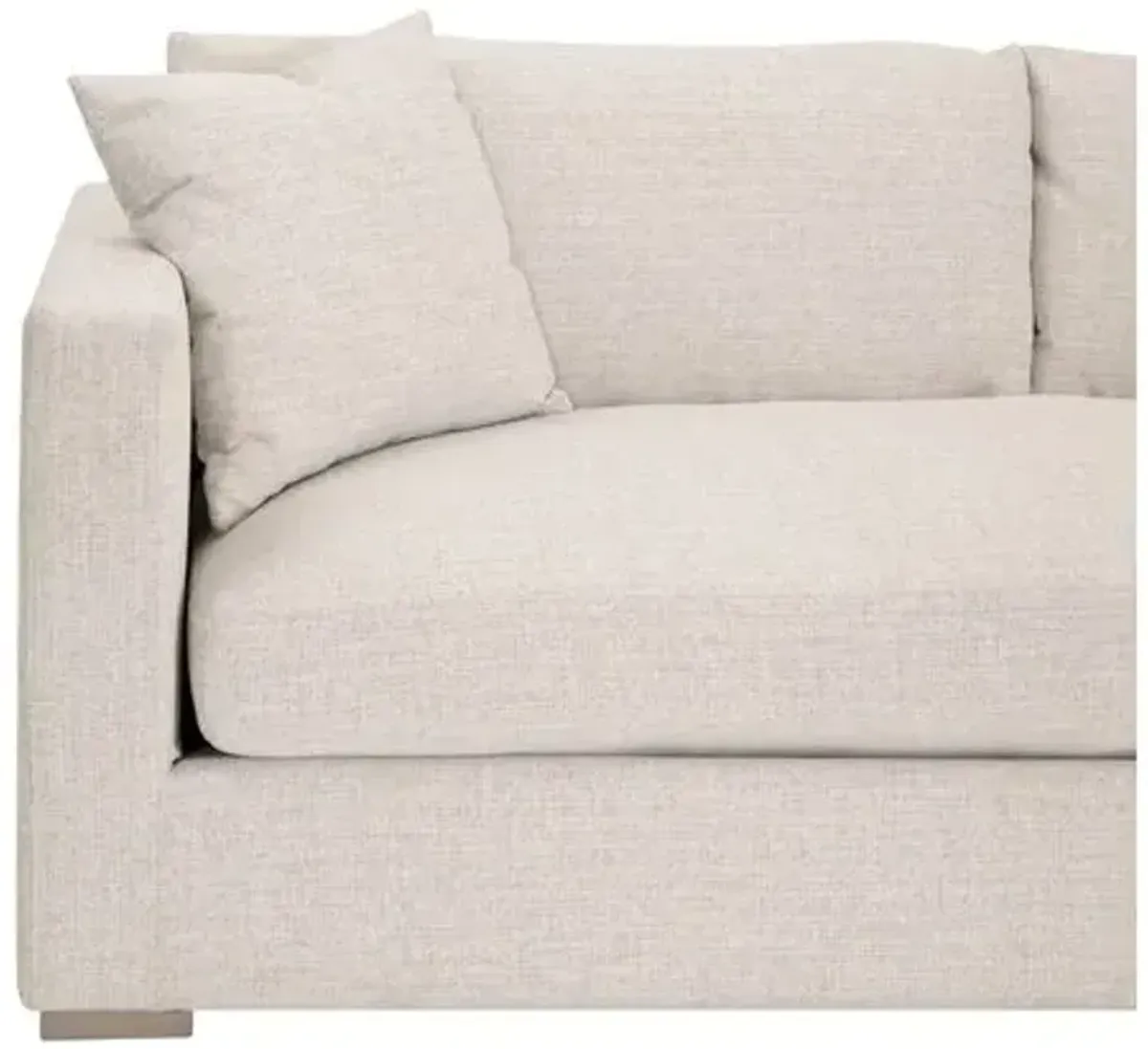 Nora Outdoor Modular 2-Seat Left Track Arm Sofa - LiveSmart Shapiro Sand