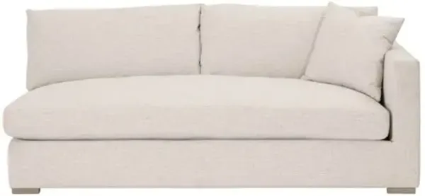 Nora Outdoor Modular 2-Seat Right Track Arm Sofa - LiveSmart Shapiro Sand