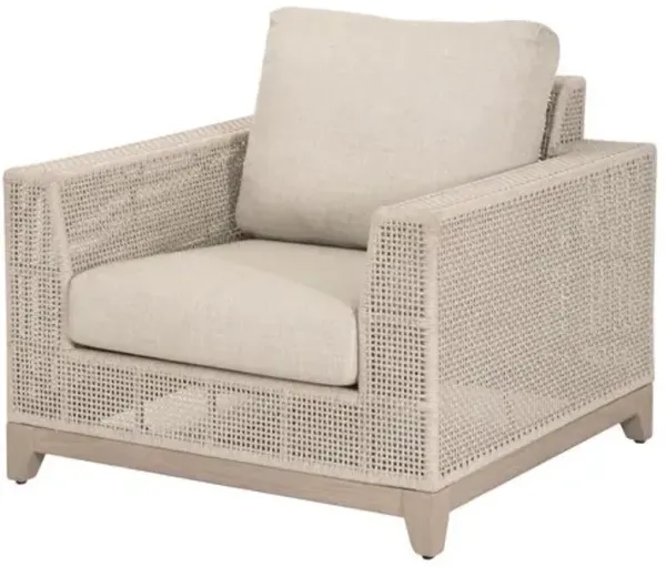 Tulum Outdoor Rope Sofa Chair - Oat/Washed Ever Teak