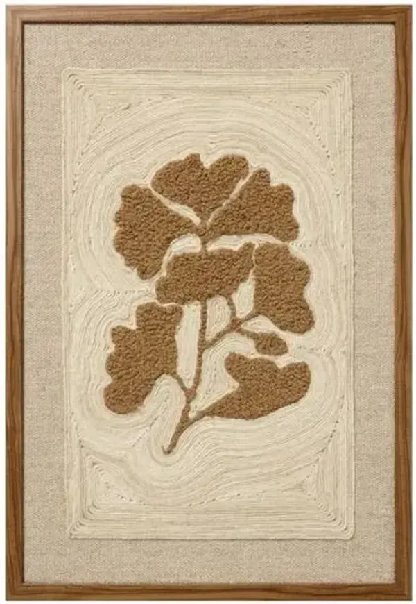 Clover 26x38 Wall Art - Brown