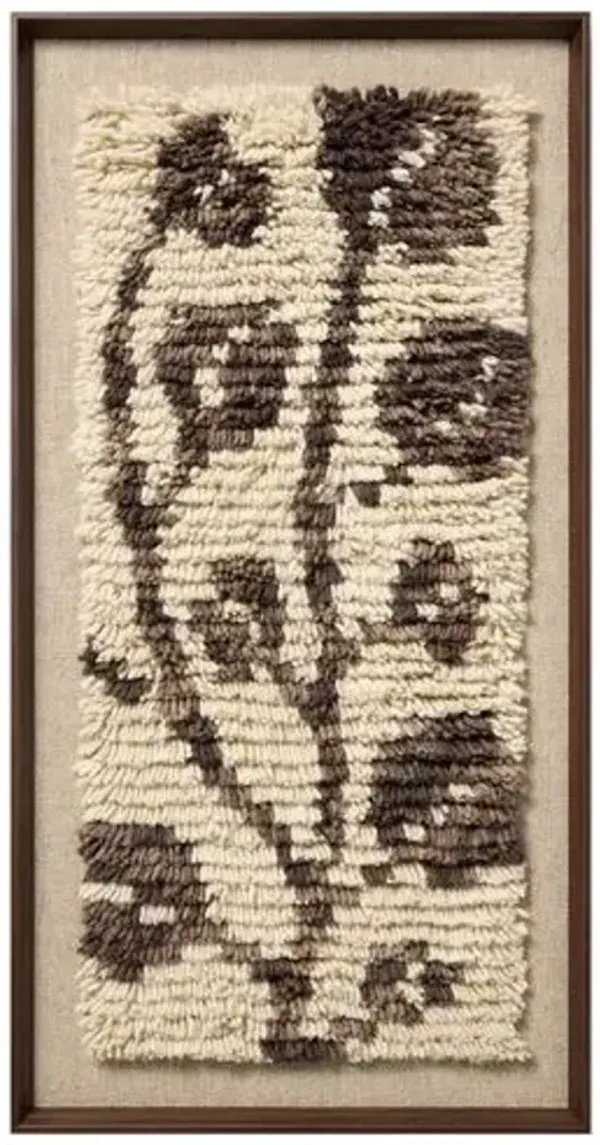 Eucalyptus 26x50 Wall Art - Dark Brown