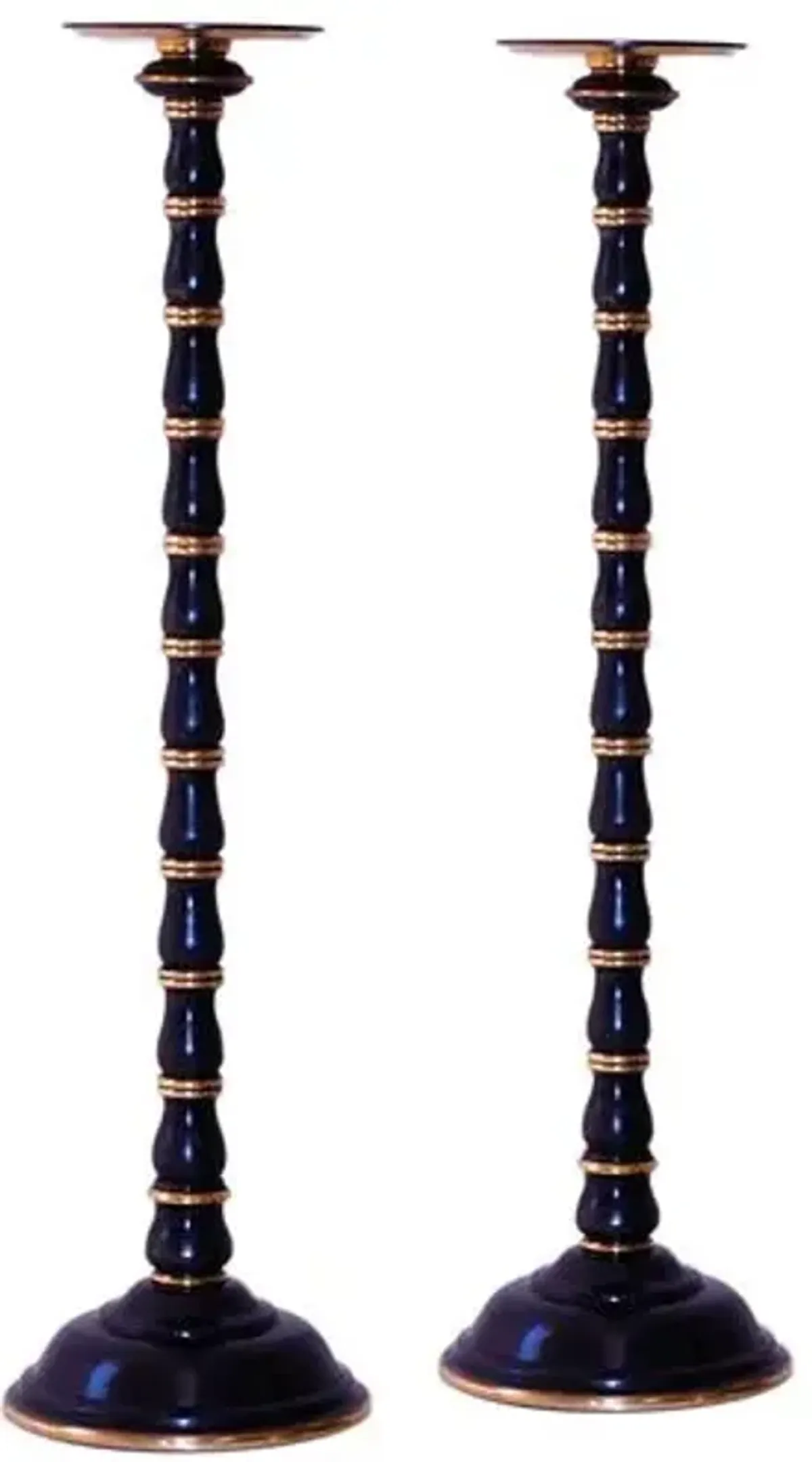 Bronze and Brass Candlestick - Gold