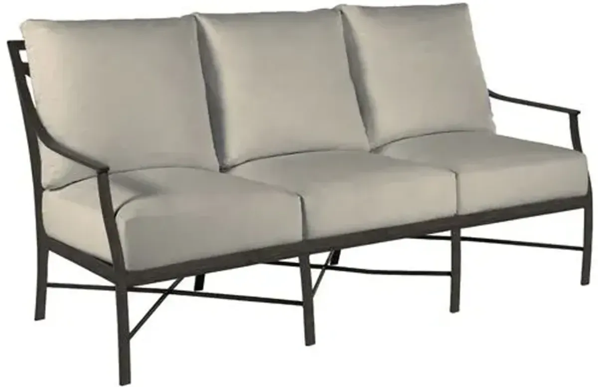 Monaco Aluminum Outdoor Sofa - Summer Classics