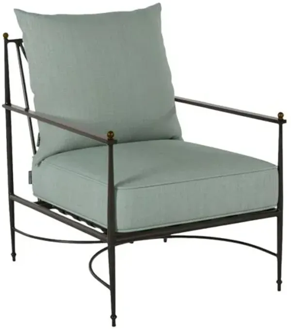 Roma Outdoor Aluminum Lounge Chair - Summer Classics - Gray